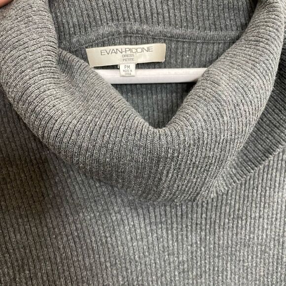 Evan Picone cowl neck sweater dess Medium Petite - Picture 5 of 6